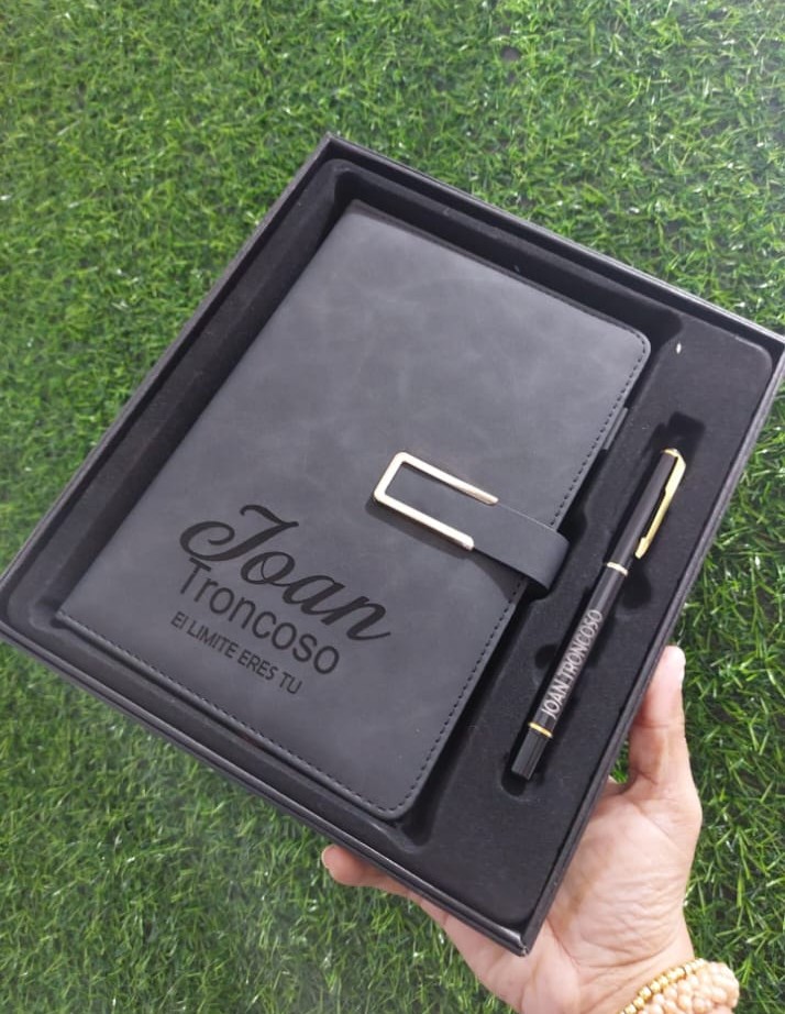 Set de Libreta y Lapicero Personalizado